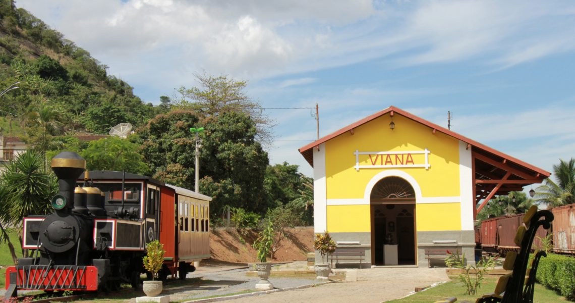 Revivendo o passado na estação centenária de Viana