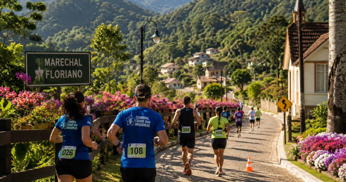 Corrida Cidade das Orquídeas vai unir esporte, solidariedade e turismo em Marechal Floriano
