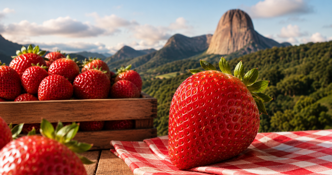 Setembro volta a ser o mês da tradicional Festa do Morango em Pedra Azul